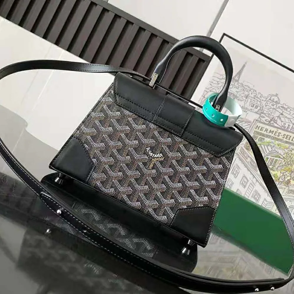 Goyard Saïgon Structuré Mini Bag Lettres Camouflage for Women in Green