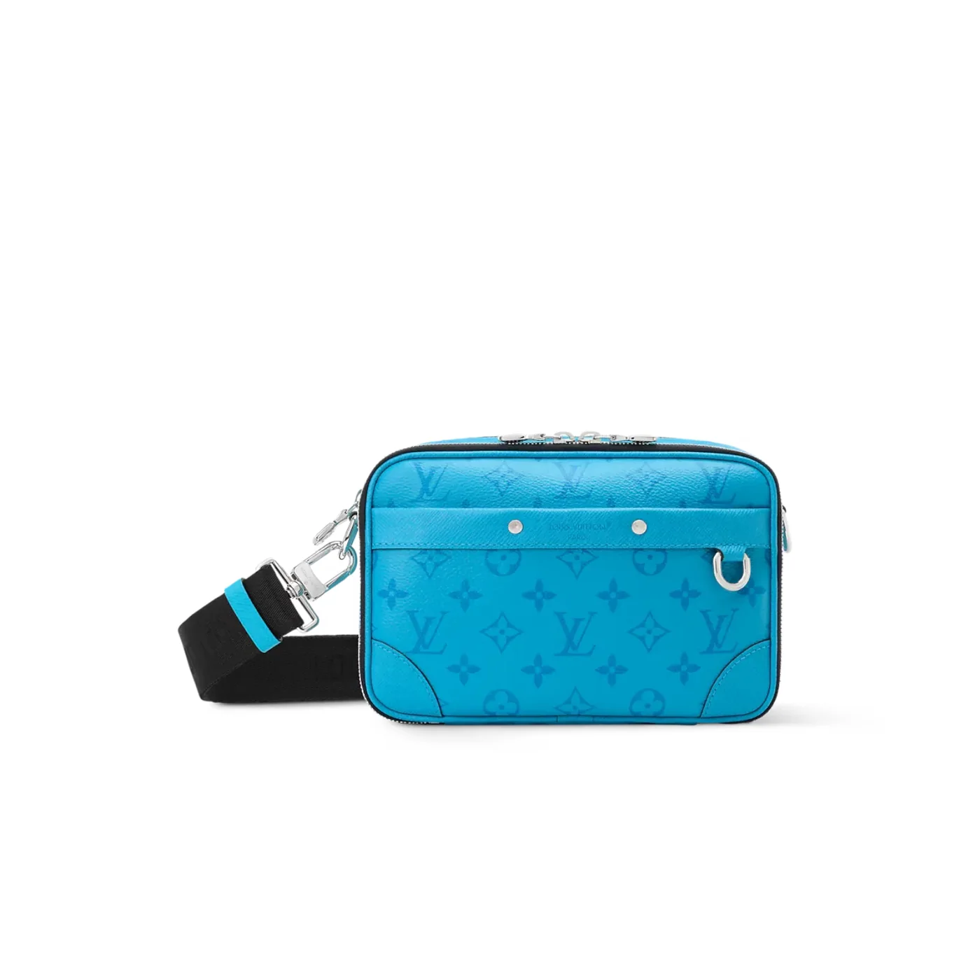 Louis Vuitton Alpha Messenger Crossbody Bag in Tropical Blue Silver Hardware