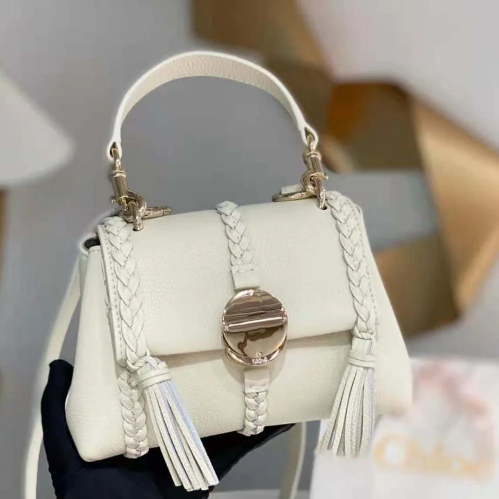 Chloe Penelope Mini Soft Shoulder Bag for Women in White Chloe Penelope Mini Soft Shoulder Bag for Women in White