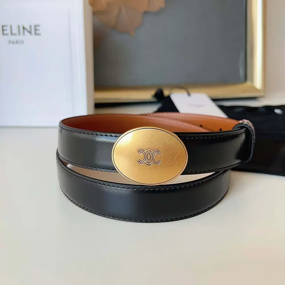 Celine Thin Plate Belt 13mm in Taurillon Leather for Women Celine Thin Plate Belt 13mm in Taurillon Leather for Women