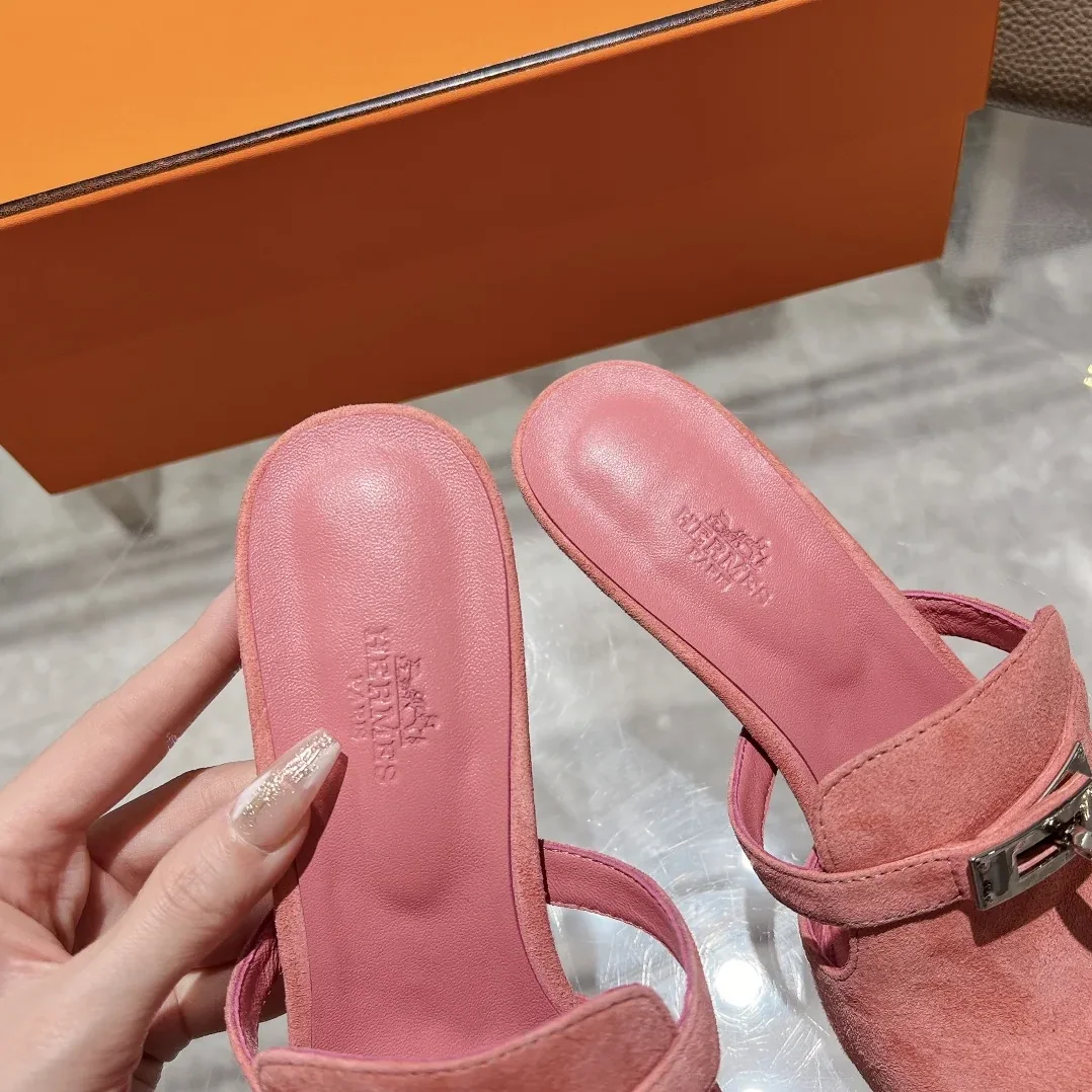 Hermes Cute Sandal Pink Hermes Cute Sandal Pink
