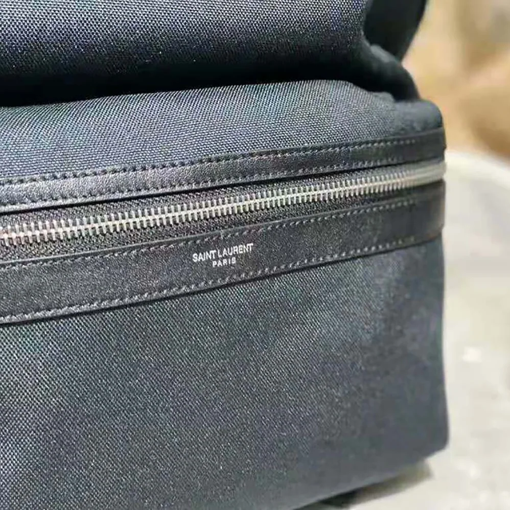 Saint Laurent YSL City Mini Backpack in Canvas for Women