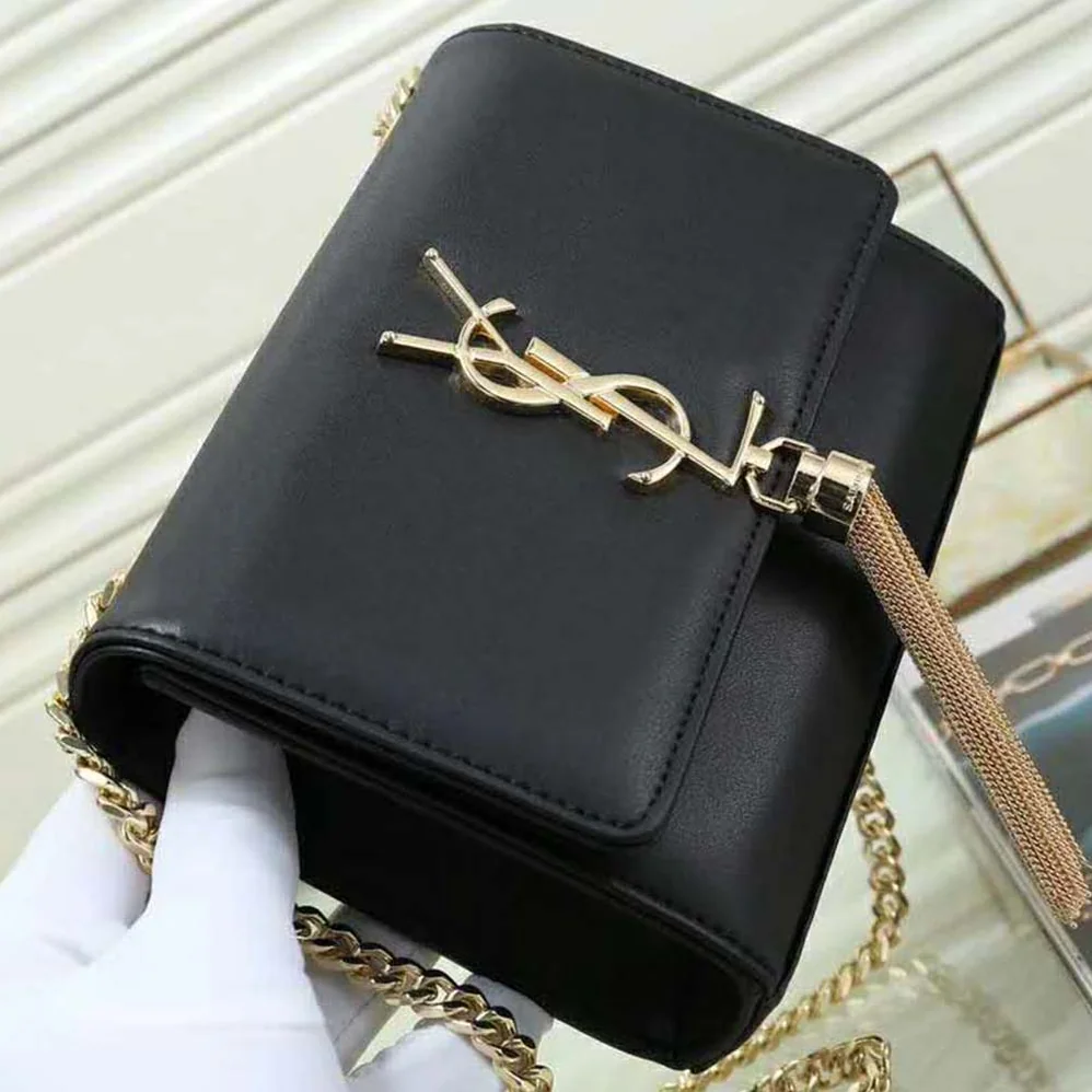 Saint Laurent YSL Kate Tassel Chain Wallet Smooth Leather for Women Saint Laurent YSL Kate Tassel Chain Wallet Smooth Leather for Women