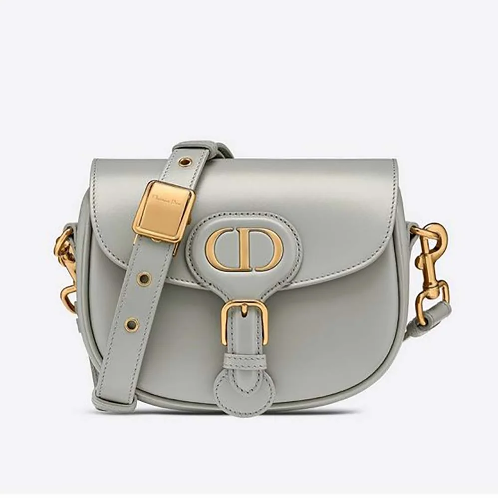 Dior Small Dior Bobby Bag Gray Box Calfskin for Women Dior Small Dior Bobby Bag Gray Box Calfskin for Women