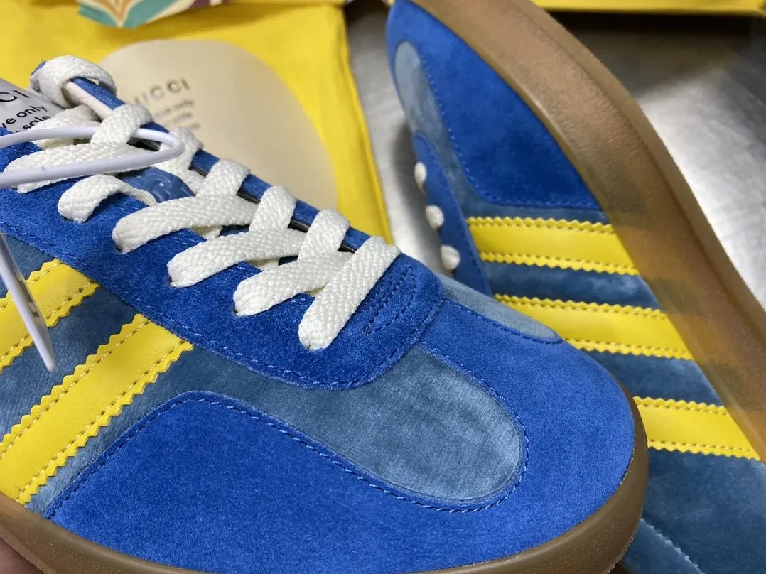 Gucci x Adidas Gazelle Sneaker Light Blue for Men