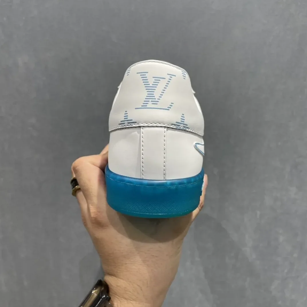 Louis Vuitton Luxembourg Samothrace Sneaker Blue LV 1A9FZ5 Louis Vuitton Luxembourg Samothrace Sneaker Blue LV 1A9FZ5