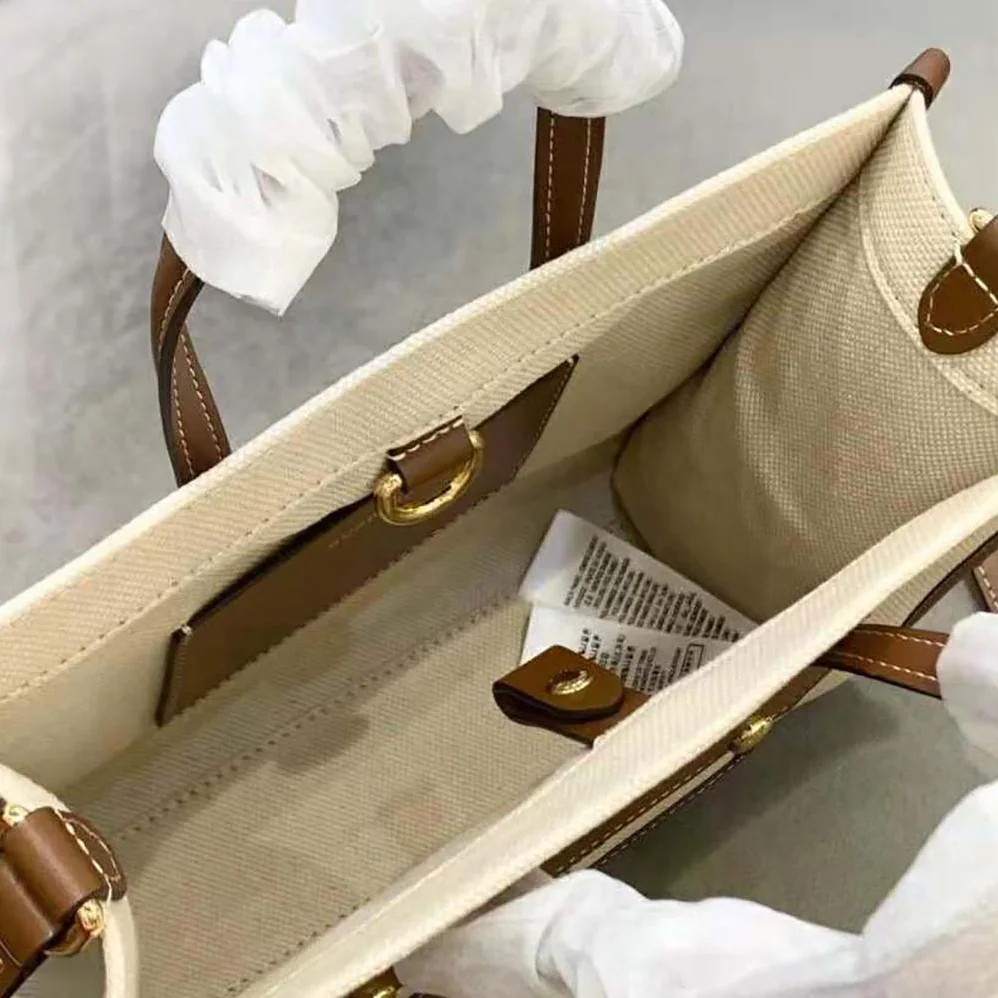 Burberry Mini Freya Tote for Women in Beige Burberry Mini Freya Tote for Women in Beige