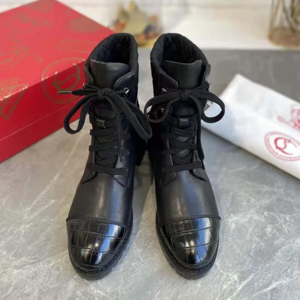 Christian Louboutin Mayr Boot for Women in Black Christian Louboutin Mayr Boot for Women in Black