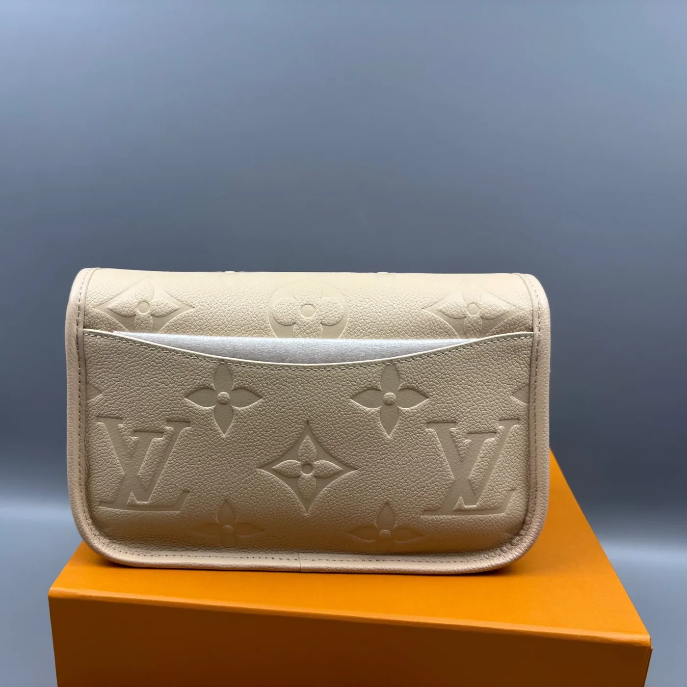 Louis Vuitton Diane Shoulder Bag in Blue Jean Gold Hardware