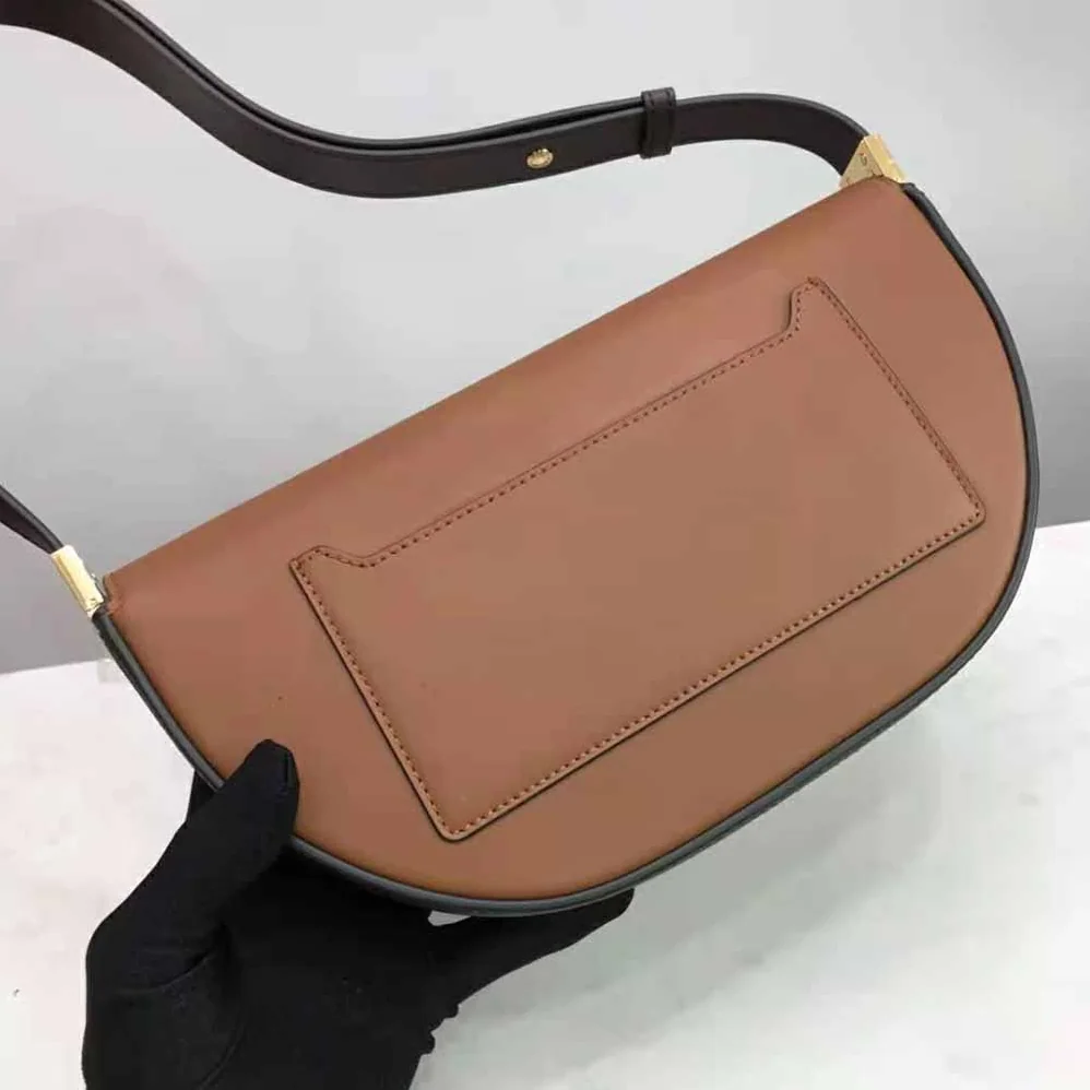 Burberry Small Leather Olympia Shoulder Bag for Women in Brown