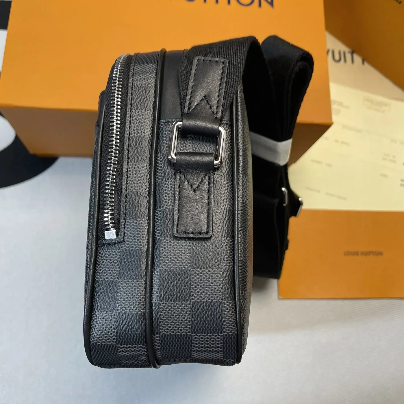 Louis Vuitton Trocadero Messenger NM PM Damier Graphite