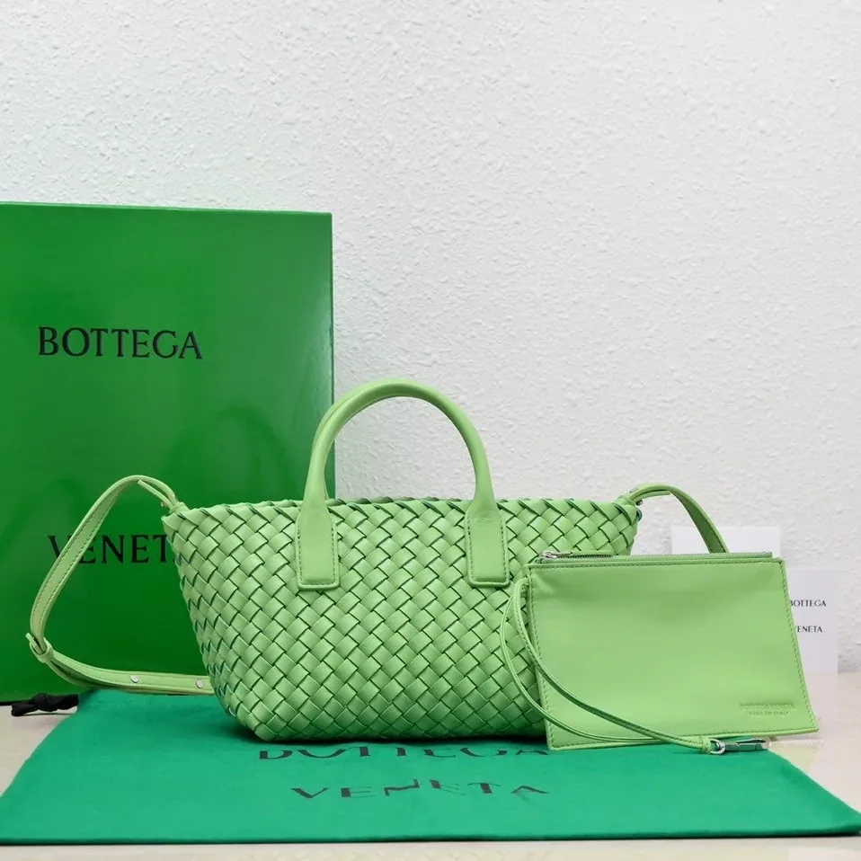 Bottega Veneta Mini Cabat Green Bottega Veneta Mini Cabat Green