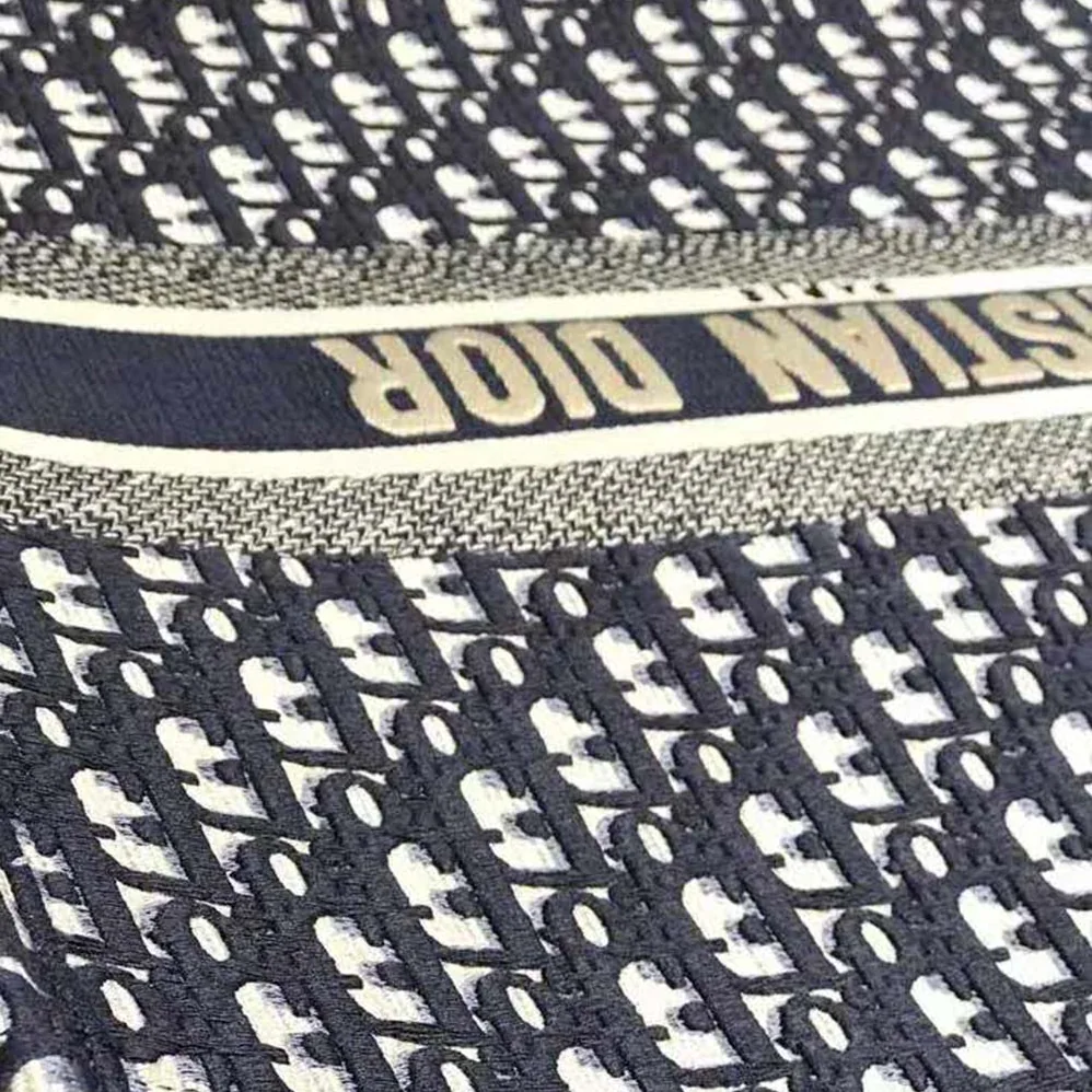 Dior Book Tote Dior Oblique Bag in Embroidered Canvas for Women in Silver Dior Book Tote Dior Oblique Bag in Embroidered Canvas for Women in Silver