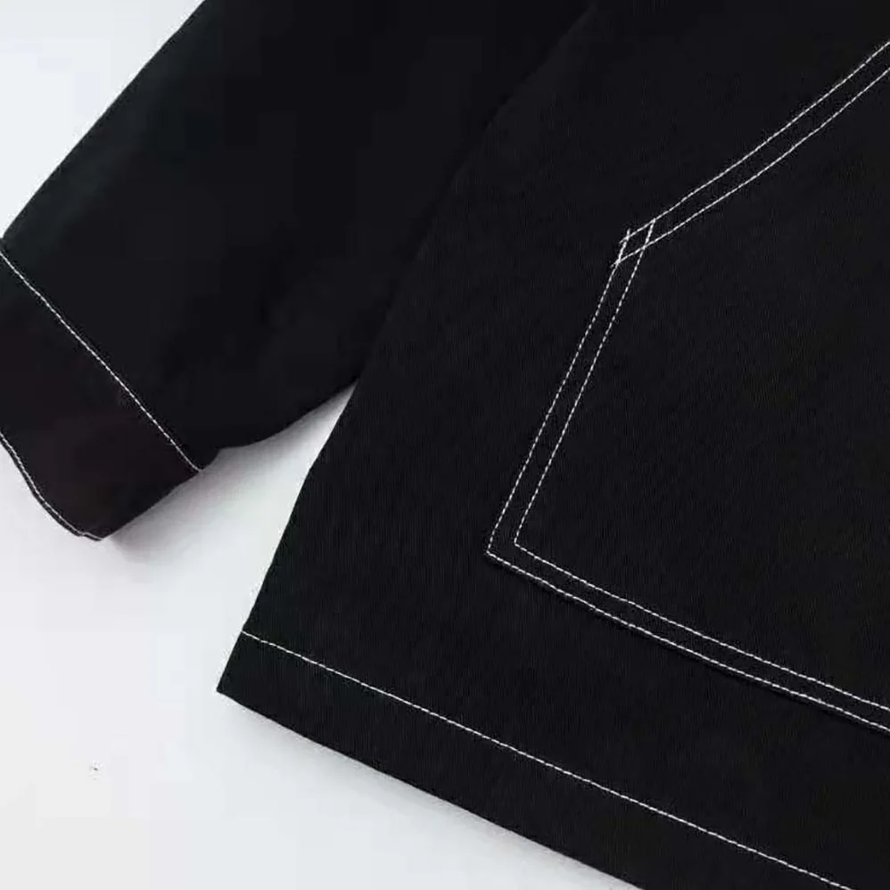 Prada Technical Fabric Blouson Jacket for Women in Black Prada Technical Fabric Blouson Jacket for Women in Black