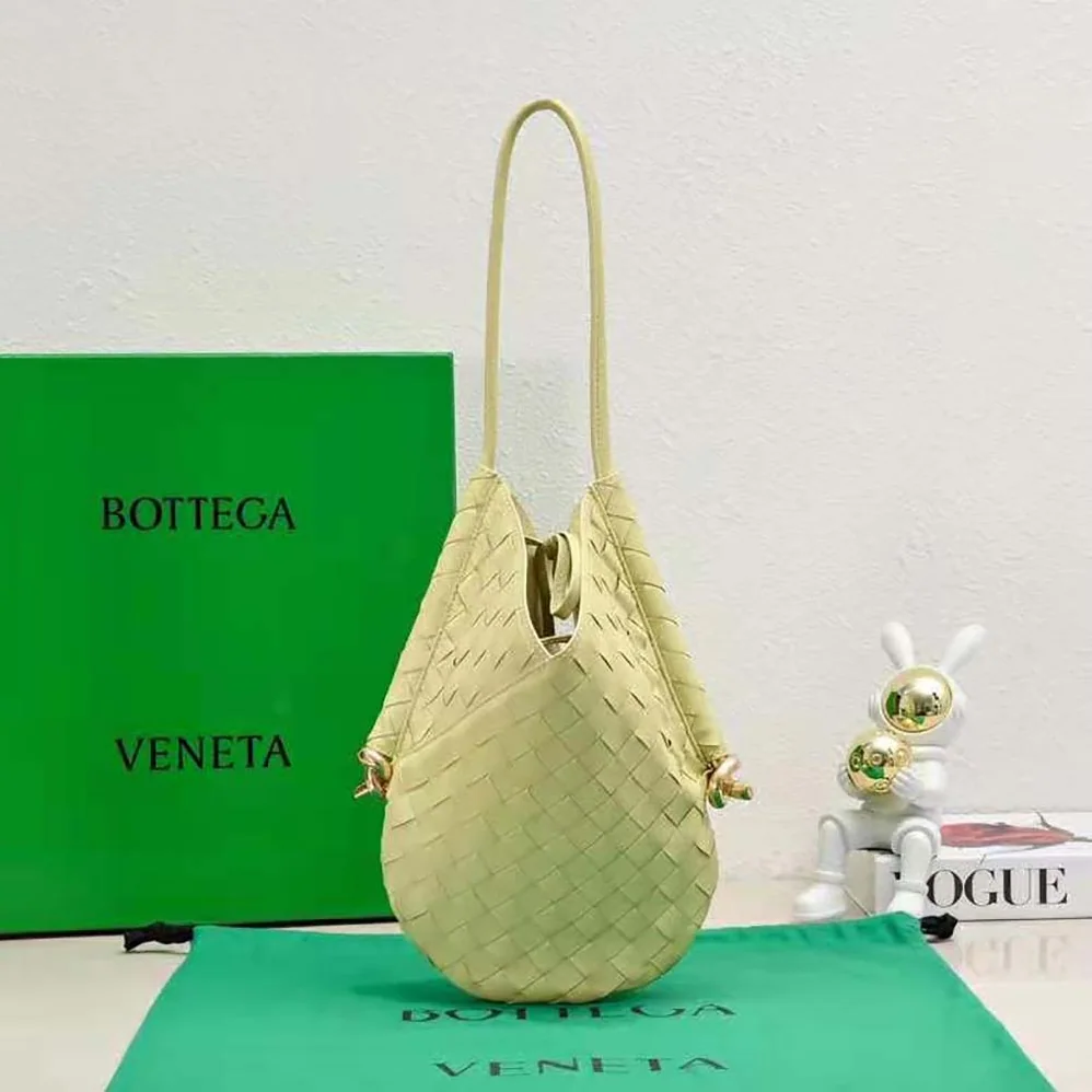 Bottega Veneta Small Solstice Shoulder Bag for Women in Yellow
