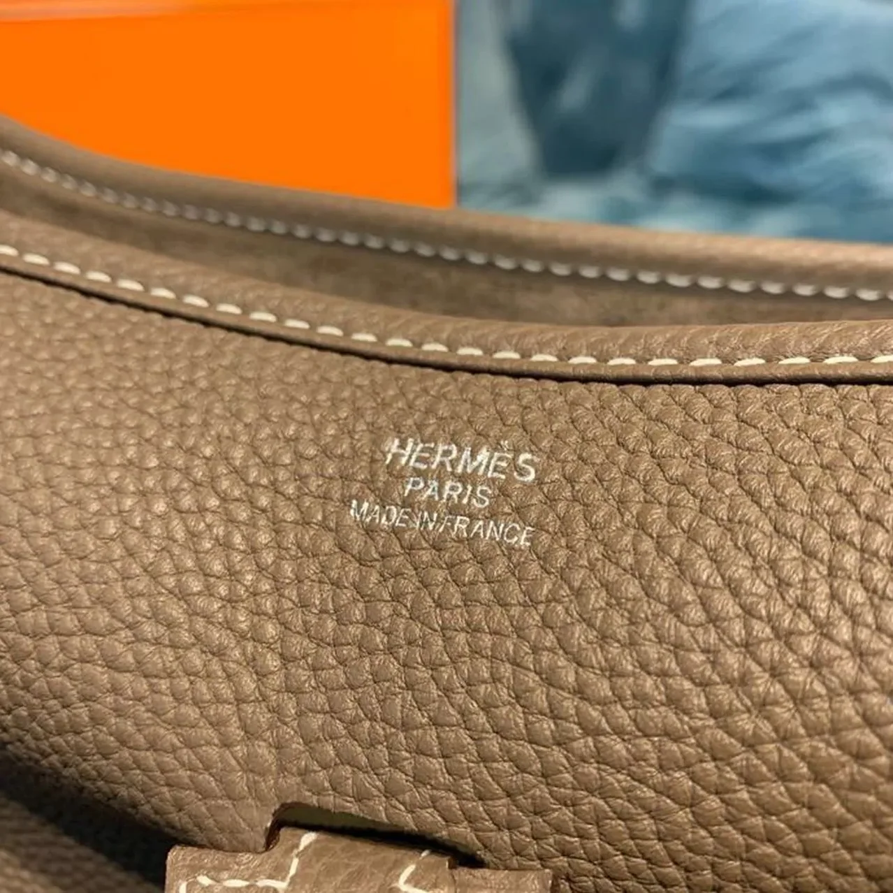 Hermes Evelyne III GM Bag Brown / Hermes Evelyne III GM Bag Brown /