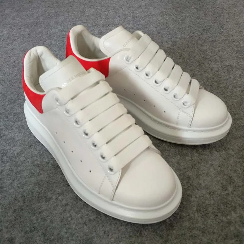 Alexander McQueen Oversized Sneaker Shoes for Women in Red Alexander McQueen Oversized Sneaker Shoes for Women in Red