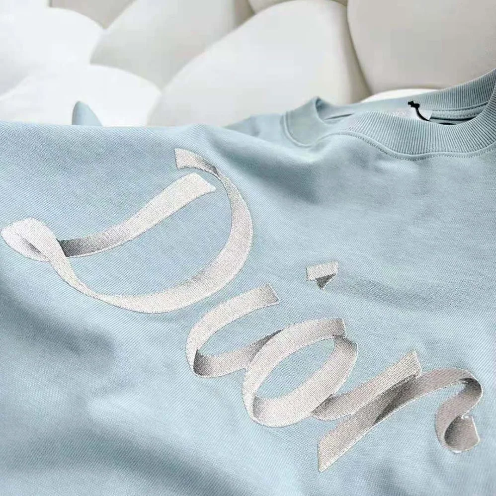 Dior Relaxed-Fit T-shirt Light Green Organic Cotton Compact Jersey for Men