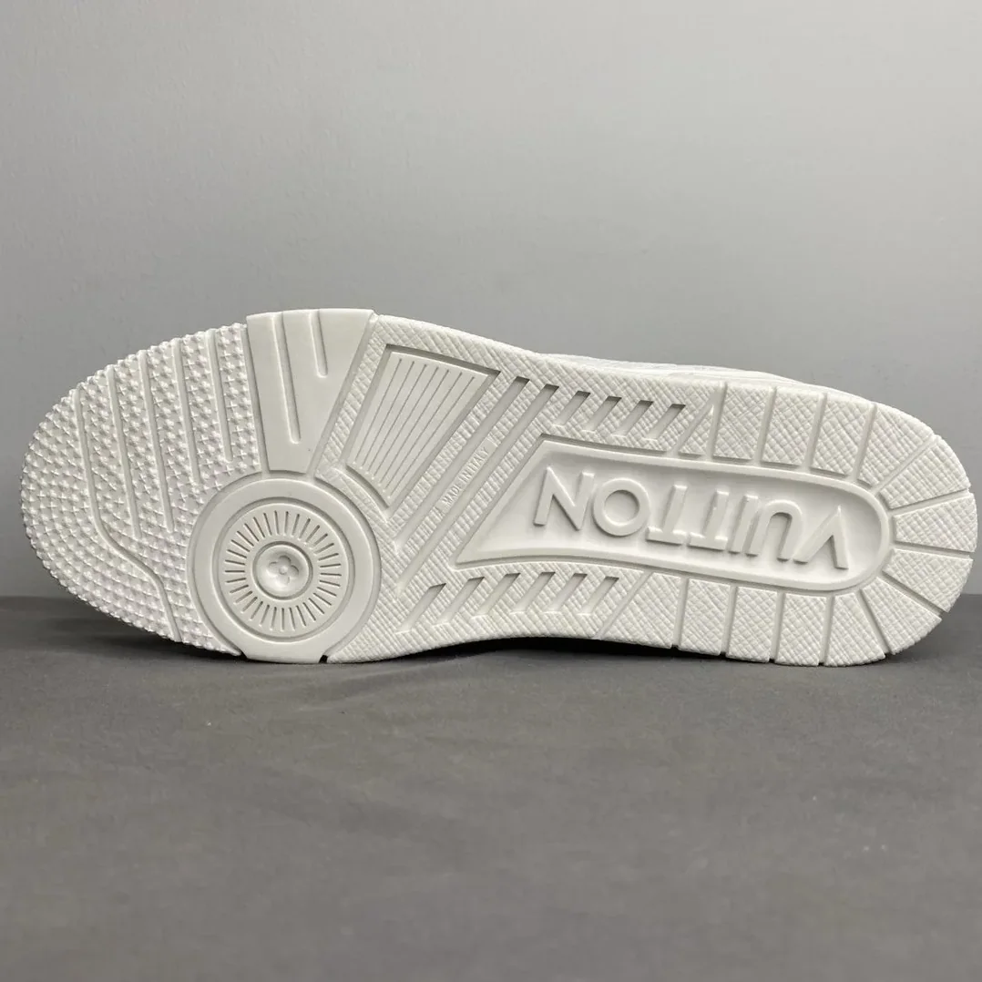 Louis Vuitton Trainer Sneaker Mix Of Materials White Virgil Abloh Louis Vuitton Trainer Sneaker Mix Of Materials White Virgil Abloh