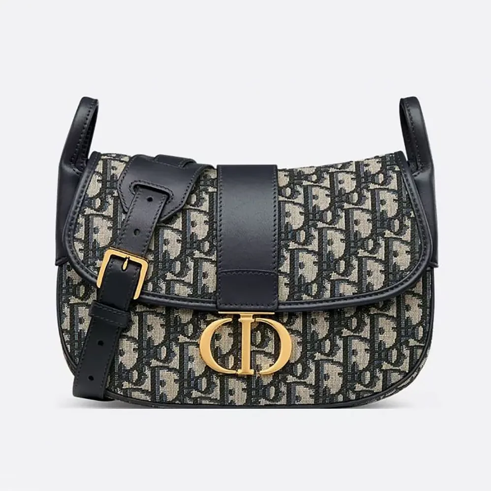 Dior Medium 30 Montaigne Satchel Bag Blue Dior Oblique Jacquard for Women Dior Medium 30 Montaigne Satchel Bag Blue Dior Oblique Jacquard for Women