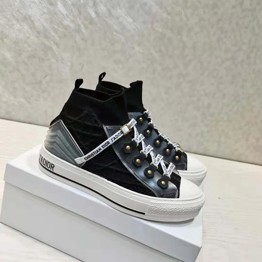 Dior Walk'n'dior Sneaker Black Cannage Technical Mesh for Women Dior Walk'n'dior Sneaker Black Cannage Technical Mesh for Women