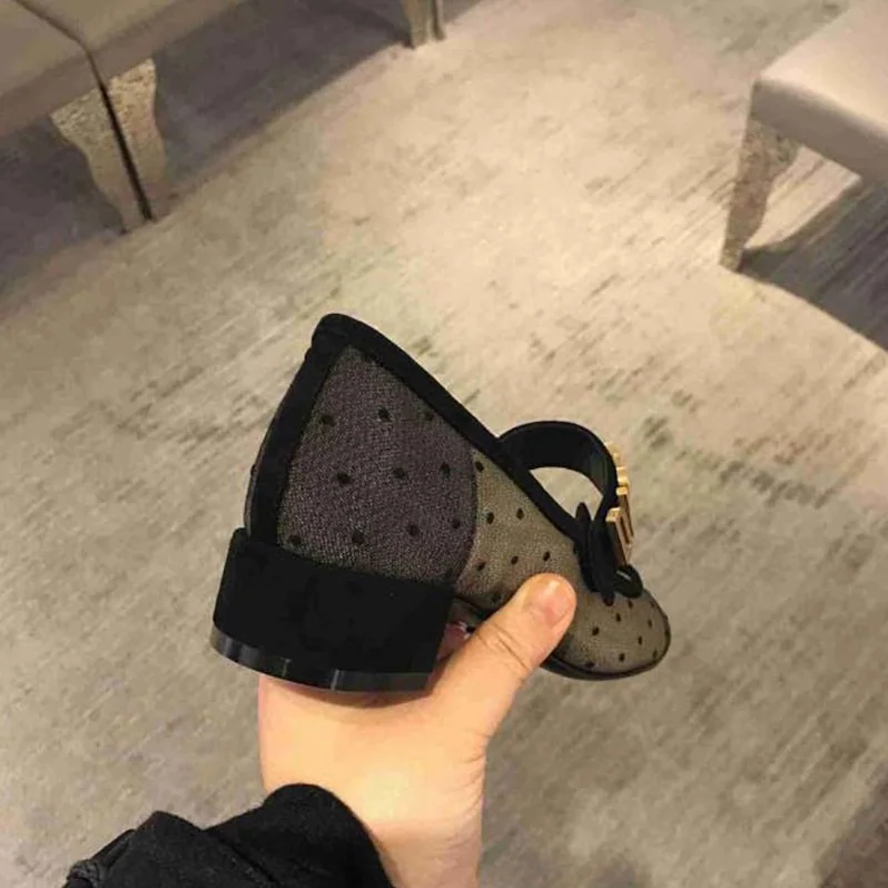 Dior Dior Baby-D Ballet Pump Black Dotted Swiss for Women Dior Dior Baby-D Ballet Pump Black Dotted Swiss for Women