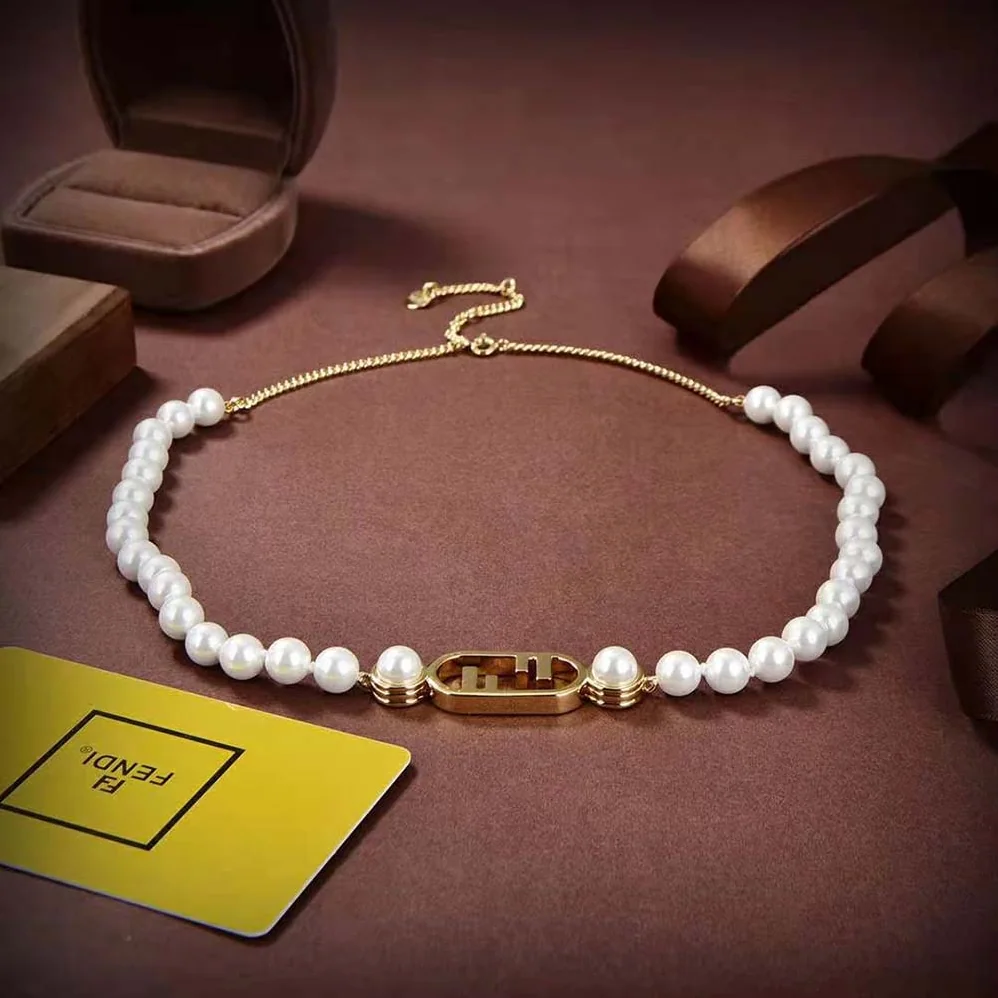 Fendi O'Lock Choker Gold for Women in colored Choker