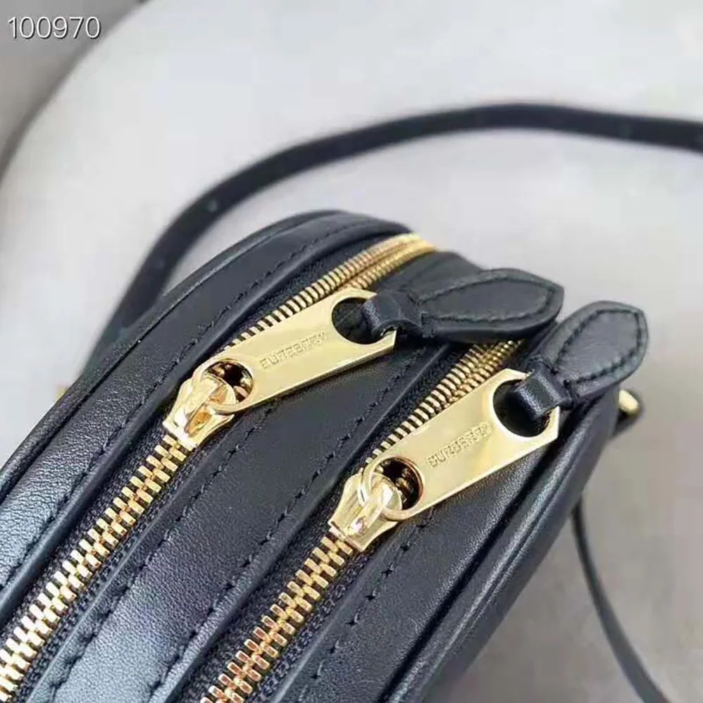 Burberry Leather Louise Bag for Women in Black Burberry Leather Louise Bag for Women in Black