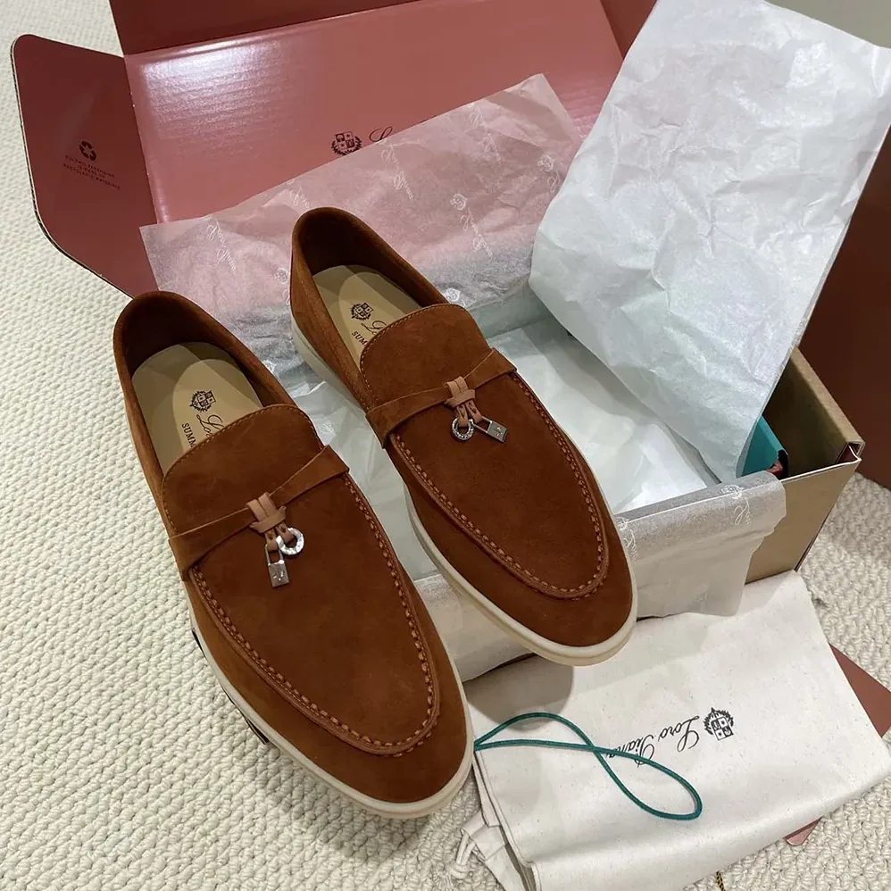Loro Piana Summer Charms Walk Loafers for Unisex in Tan Loro Piana Summer Charms Walk Loafers for Unisex in Tan