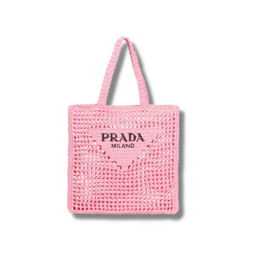 Prada Raffia Tote Bag Petal Pink - 1BG393_2A2T_F0442_V_OOO