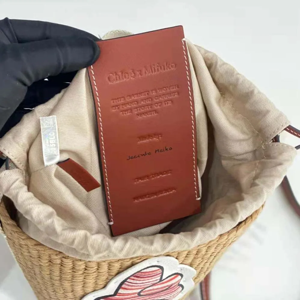 Chloe My Melody for Chloé Small Woody Basket for Women Chloe My Melody for Chloé Small Woody Basket for Women