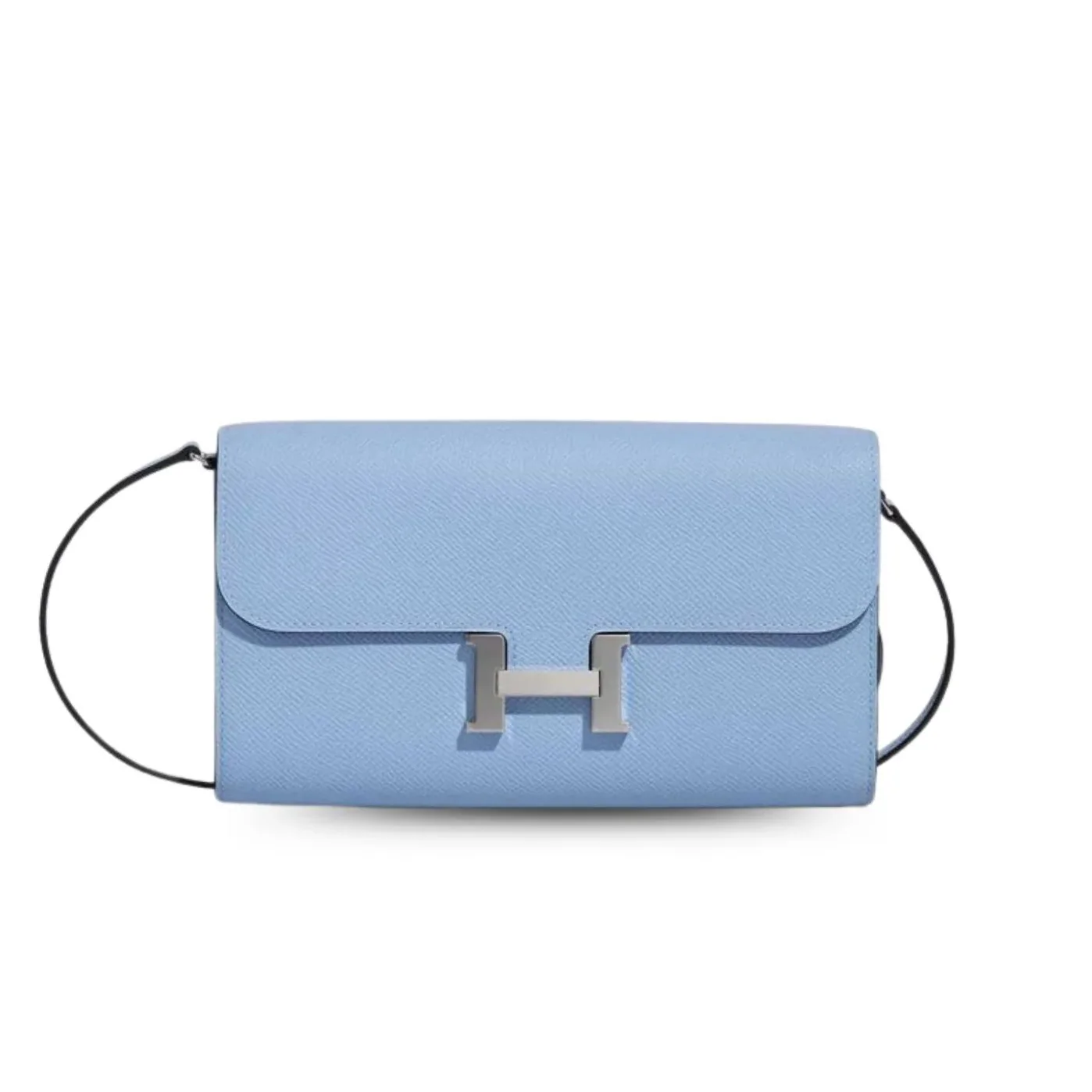 Hermes Constance Long Togo Wallet Light Blue, Silver Toned Hardware Bag Hermes Constance Long Togo Wallet Light Blue, Silver Toned Hardware Bag
