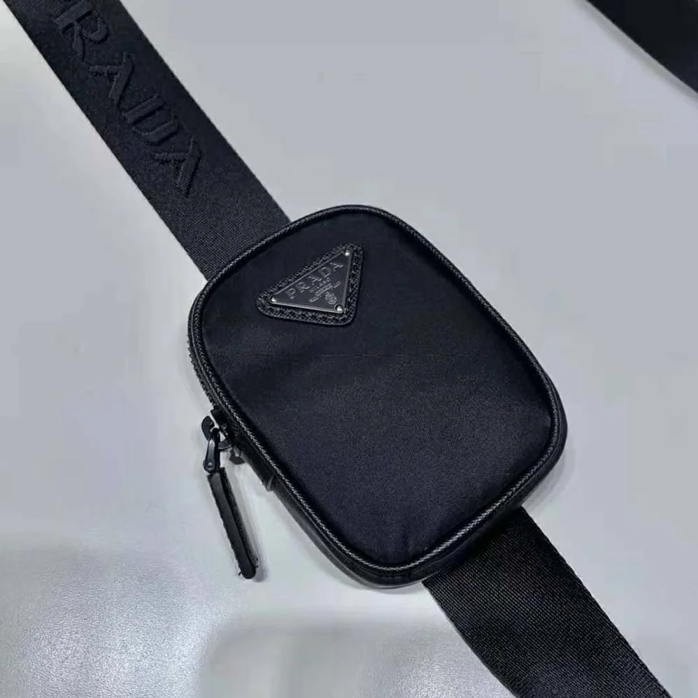 Prada Re-Nylon and Saffiano Leather Shoulder Bag for Men