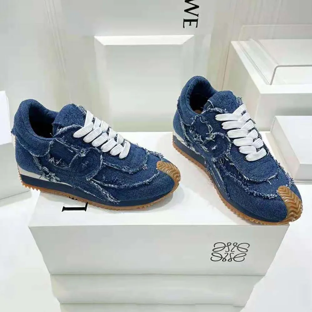 Loewe Flow Runner in Denim for Women in Blue