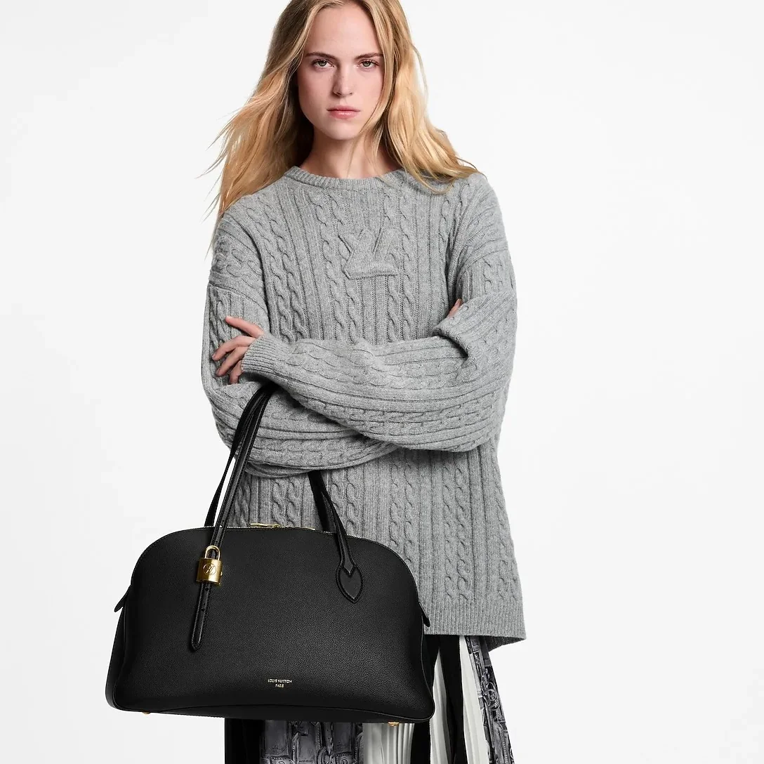 Louis Vuitton Low Key Duffle Tote Black /