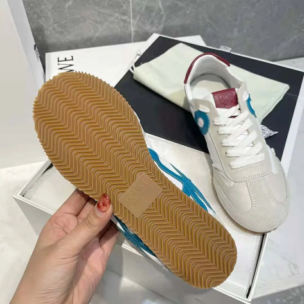 Loewe Ballet Runner in Nylon and Calfskin for Unisex in Blue