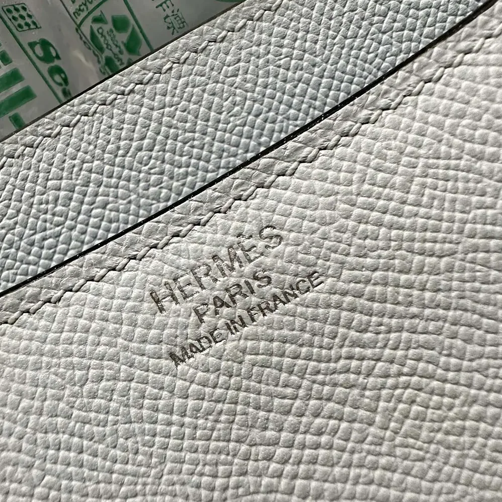 Hermes Constance 24 Bag Epsom Leather for Women in Light Blue/Silver