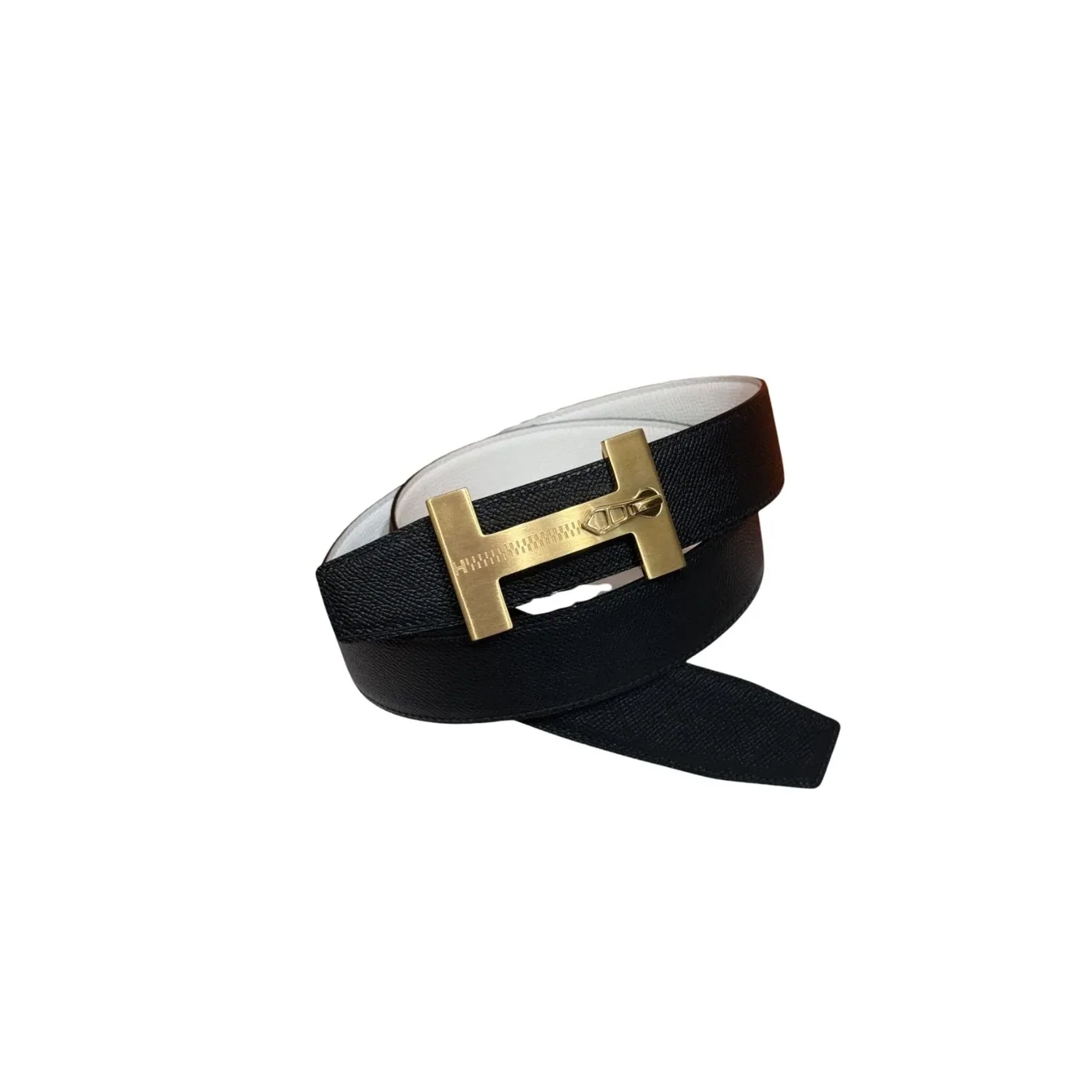 Hermès H-Zip Reversible Belt White & Black Hermès H-Zip Reversible Belt White & Black