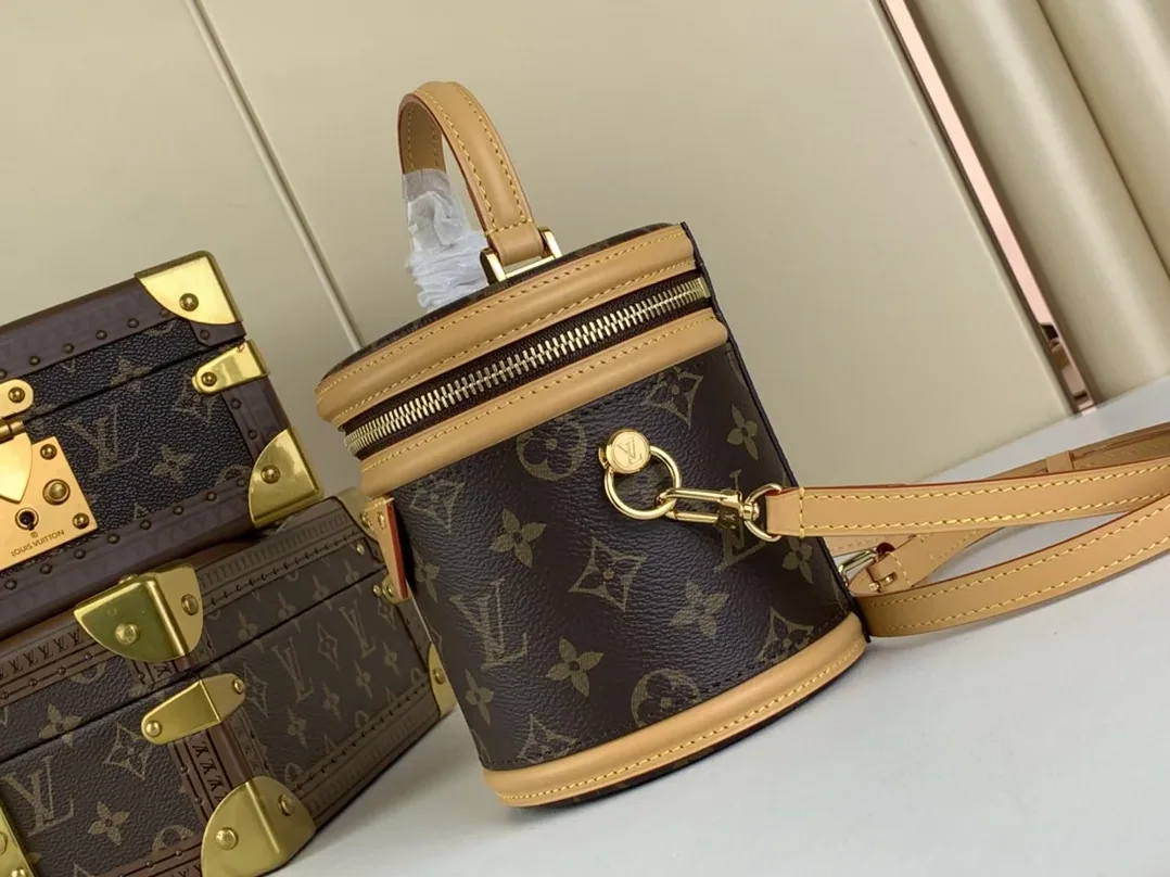 Louis Vuitton Nano Cannes Handbags Brown /