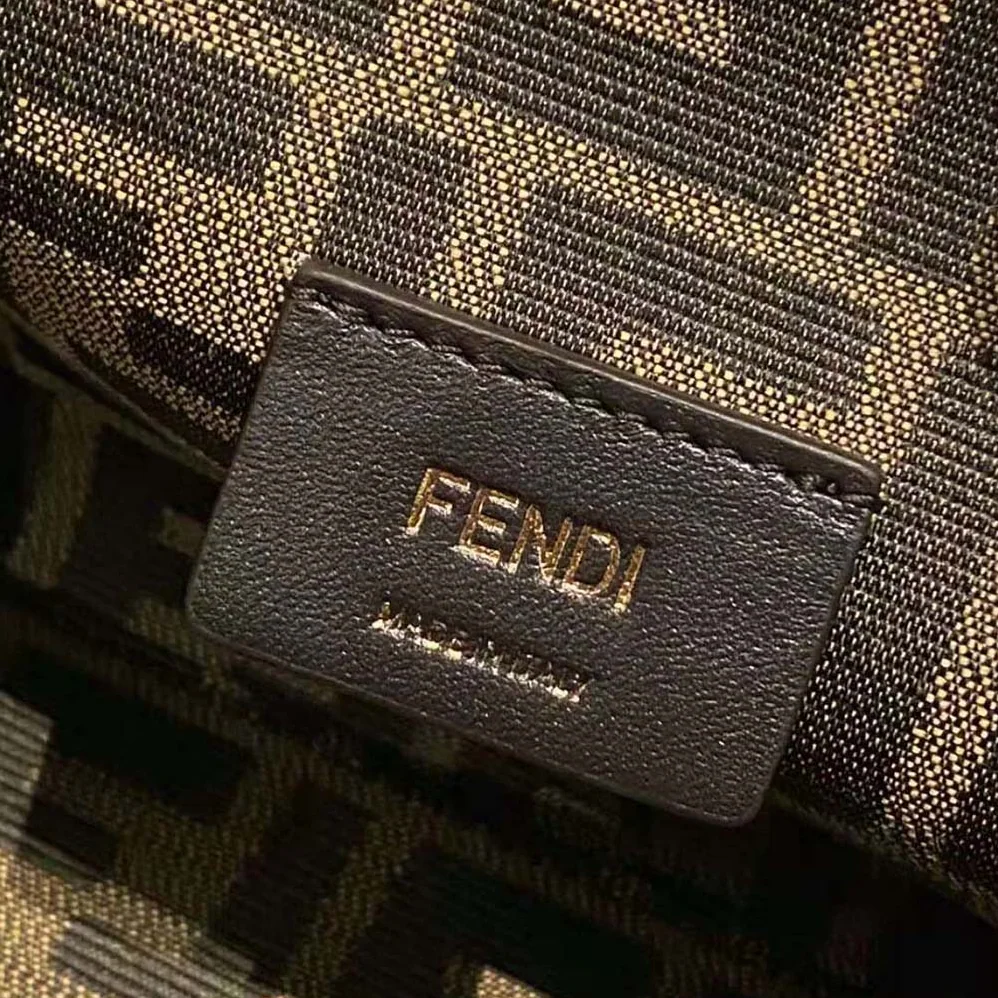 Fendi First Small Nappa Leather Bag for Women in Black Fendi First Small Nappa Leather Bag for Women in Black