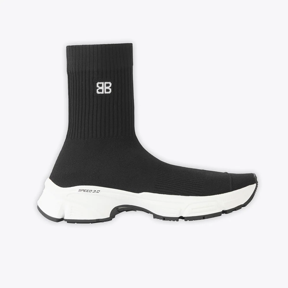 Balenciaga Speed 3.0 Sneaker in Black Recycled Knit for Women Balenciaga Speed 3.0 Sneaker in Black Recycled Knit for Women