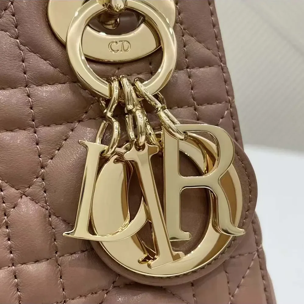 Dior Mini Lady Dior Bag Blush Cannage Lambskin for Women Dior Mini Lady Dior Bag Blush Cannage Lambskin for Women