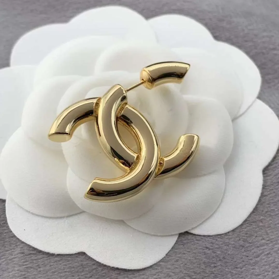 Chanel Double C Earrings Gold Chanel Double C Earrings Gold