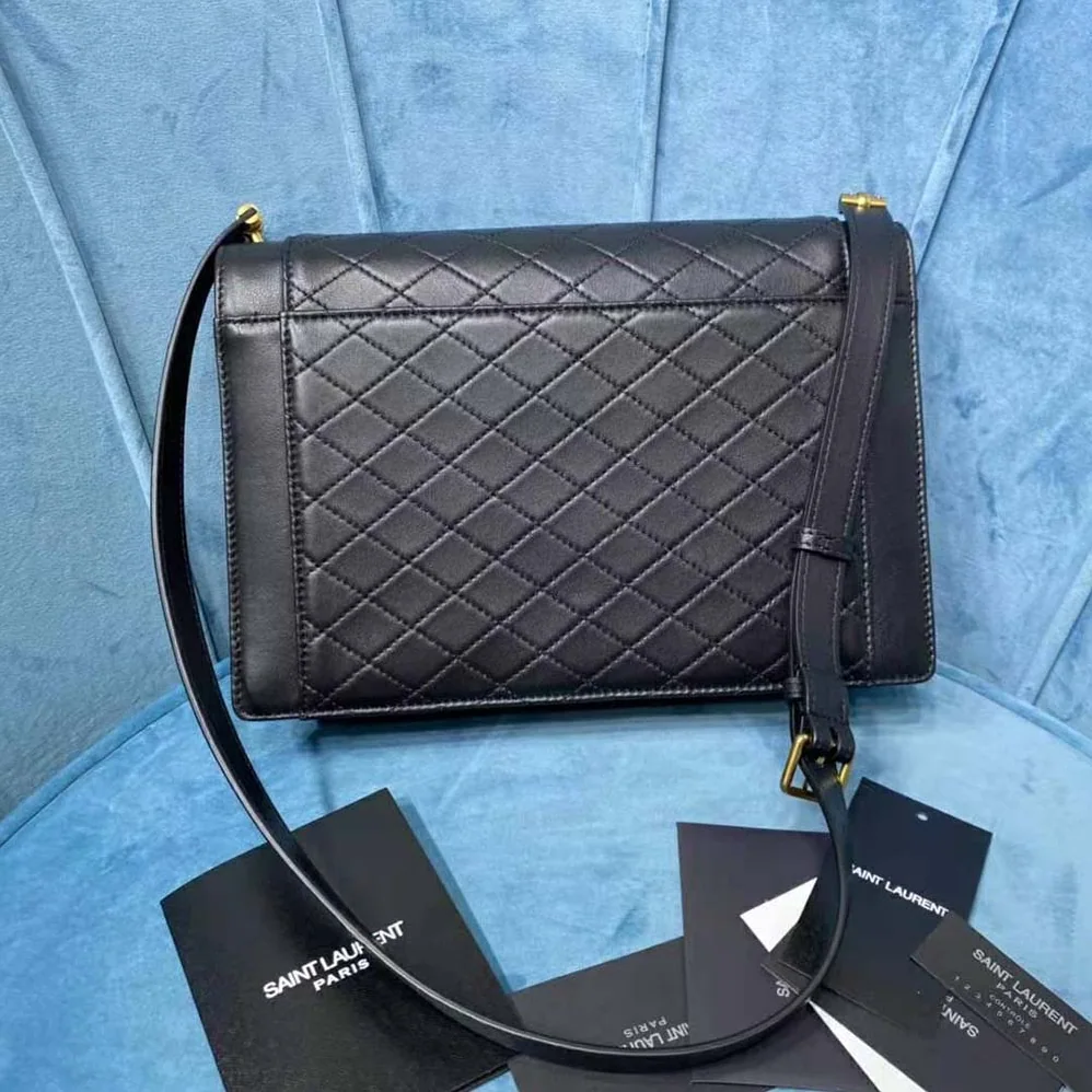 Saint Laurent YSL Gaby Satchel in Quilted Lambskin for Women Saint Laurent YSL Gaby Satchel in Quilted Lambskin for Women