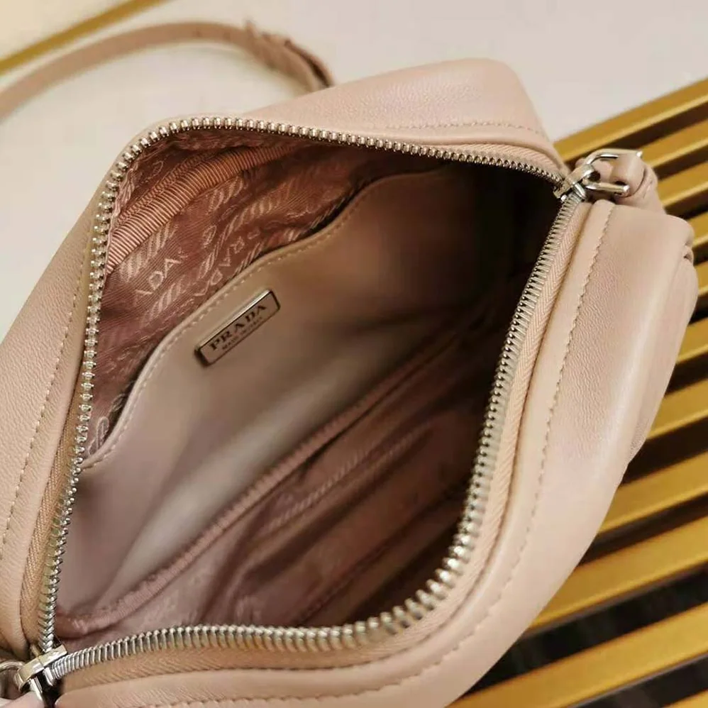 Prada Spectrum Nappa Leather Shoulder Bag for Women in Pink