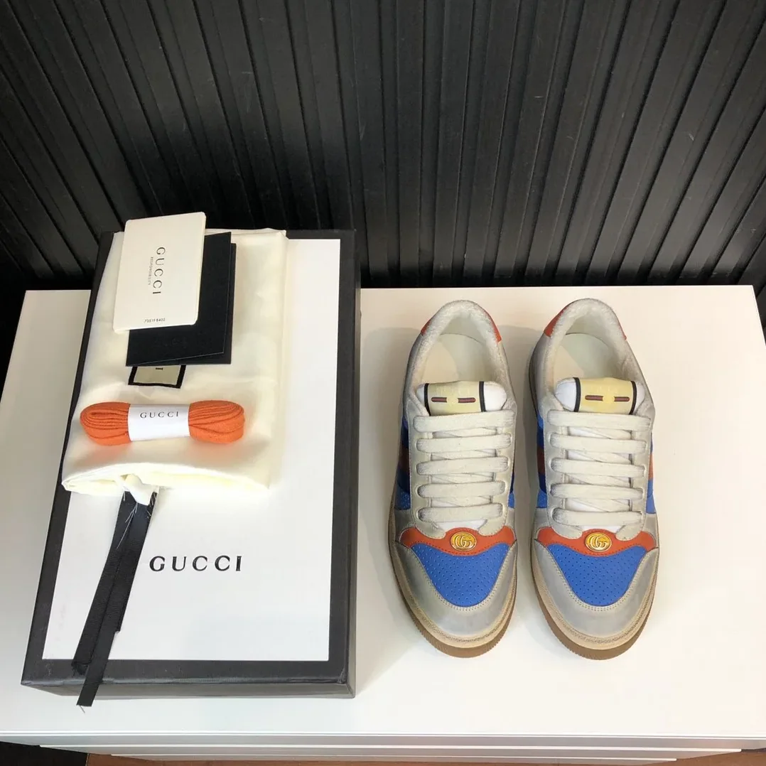 Gucci Screener Low for Women in Top Blue White