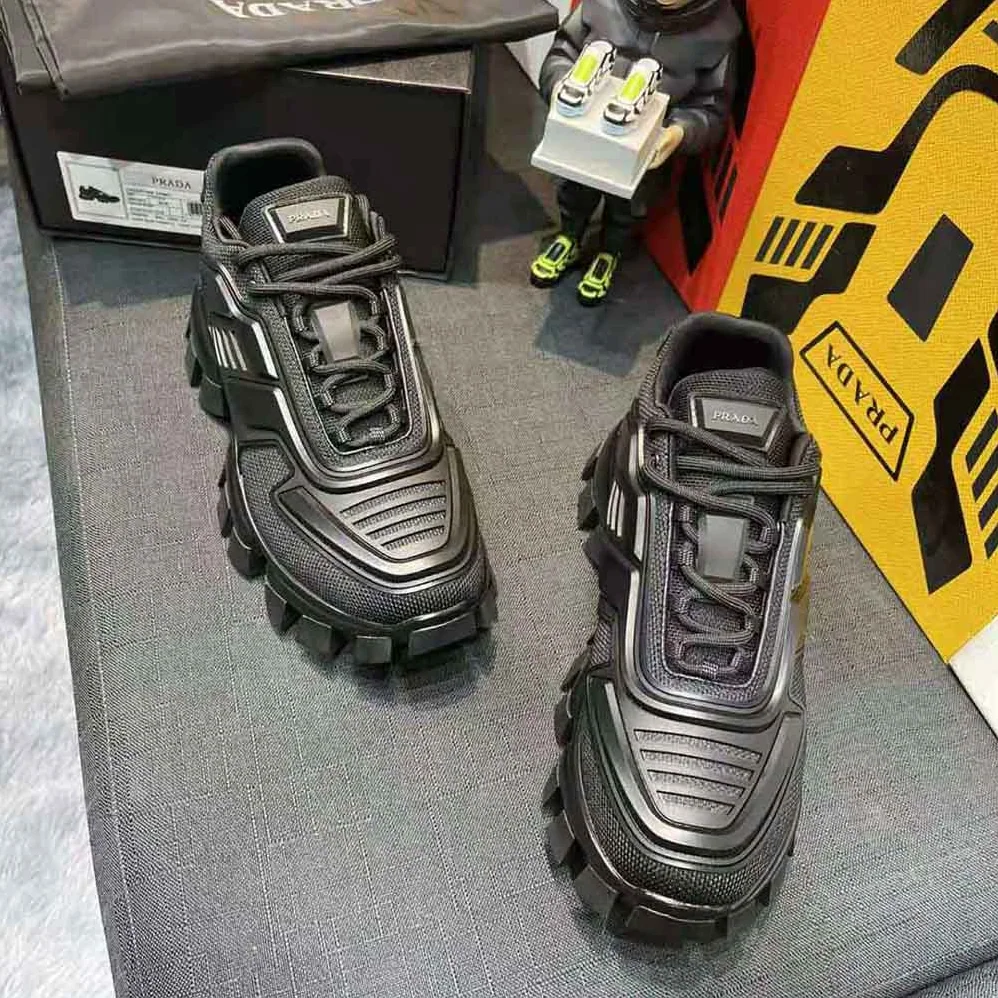Prada Cloudbust Thunder Sneakers for Women in Black