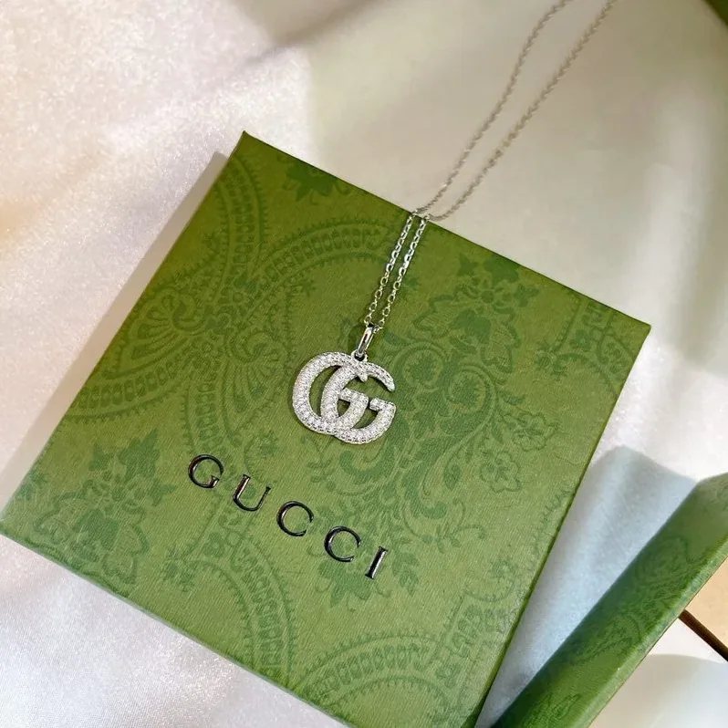 Diamond Necklace Silver Diamond Necklace Silver