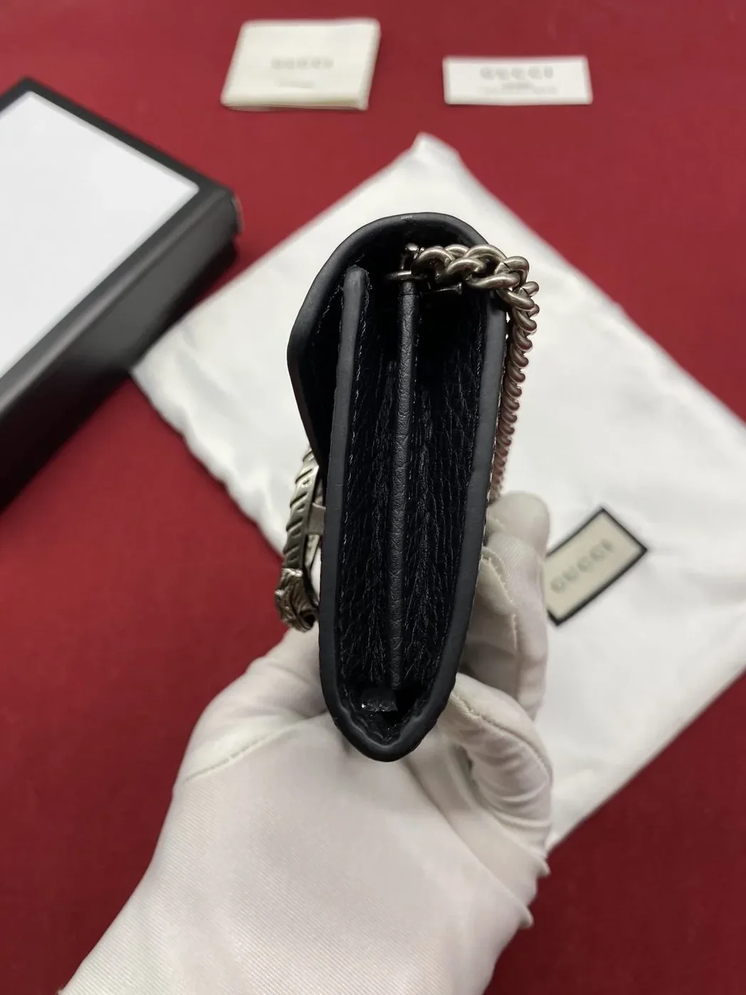 Gucci Dionysus Black Chain Super Mini Bags / GC Gucci Dionysus Black Chain Super Mini Bags / GC