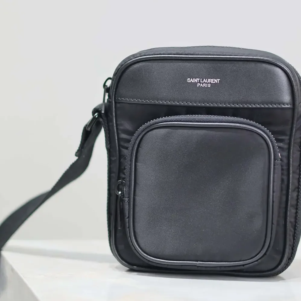 Saint Laurent YSL City Saint Laurent mini Camera Bag in Nylon for Unisex Saint Laurent YSL City Saint Laurent mini Camera Bag in Nylon for Unisex